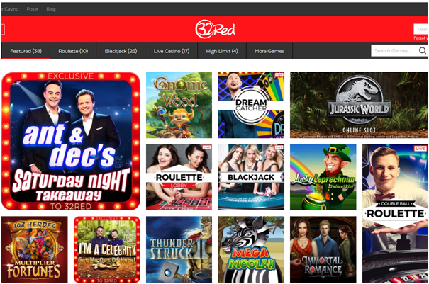 32 Red Casino CAD Games