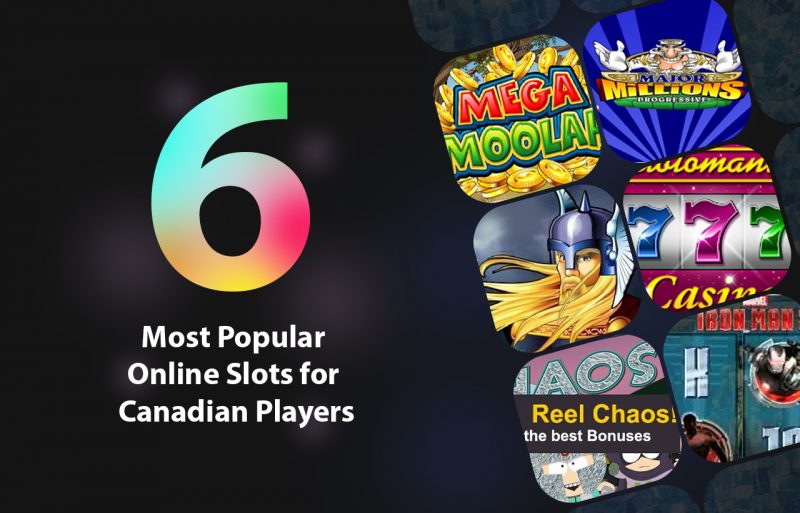 6 Most Popular Online Slots for Canadian Players