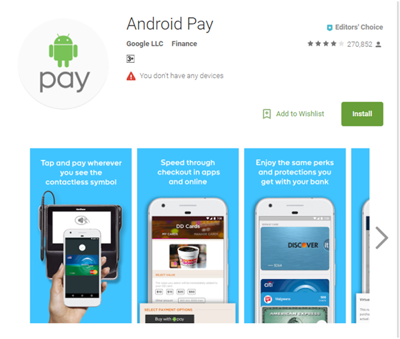 Android Pay App