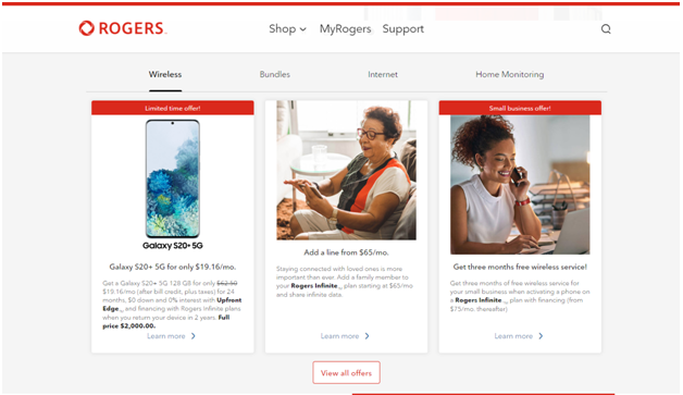 Android cell phone plans canada- Rogers plans