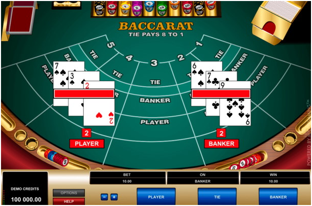 Baccarat by Microgaming at Canadian online casino