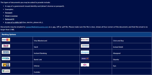 Banking Options