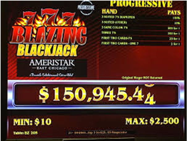 Blazing Blackjack Jackpot