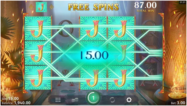 Book of Atem Slot machine features