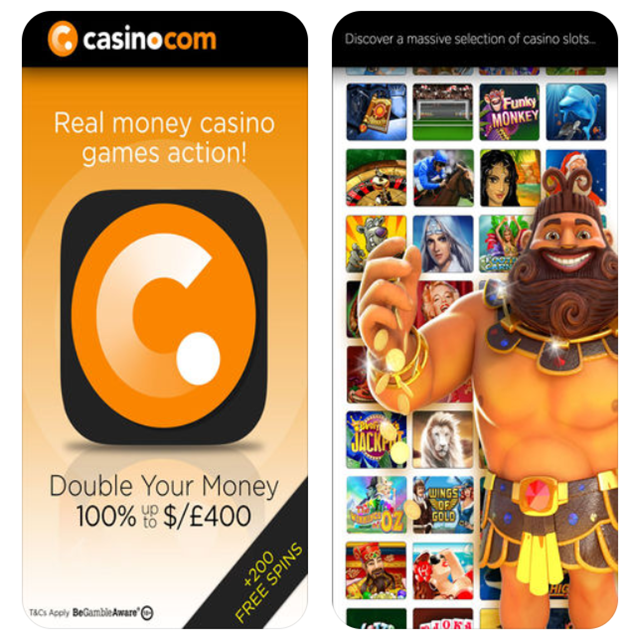 Casino.com deposits in CAD