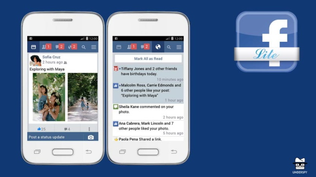 Facebook and Facebook Lite