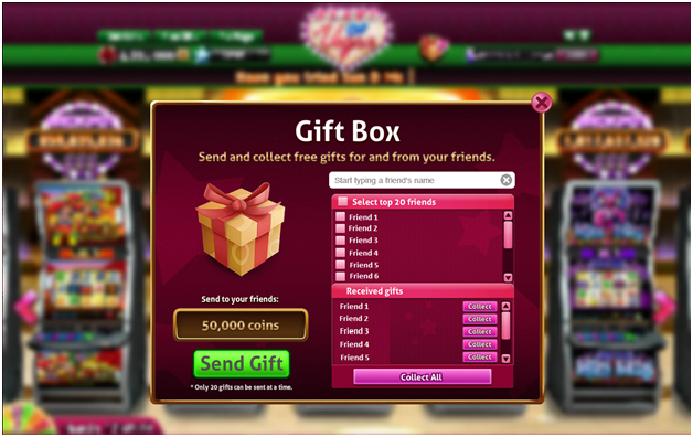 Heart of Vegas free gifts