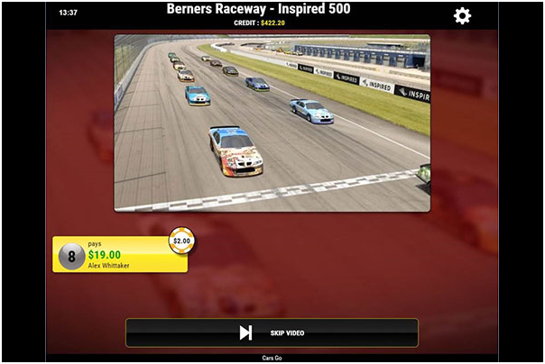 How to play Virtual Sports Games at Play Now Canada- Cars go