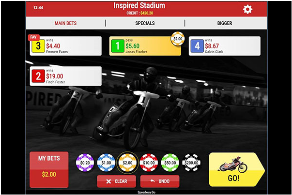 How to play Virtual Sports Games at Play Now Canada- Speedway go