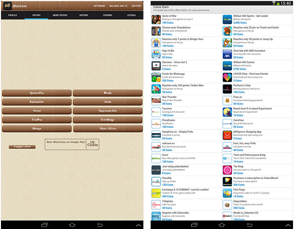 Mint Coins app