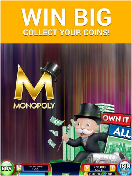 Monopoly slots- bonuses