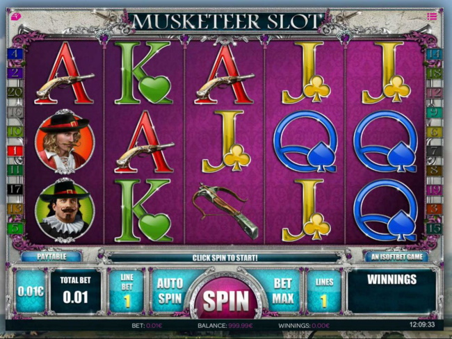 Musketeer Slot – 96.69%