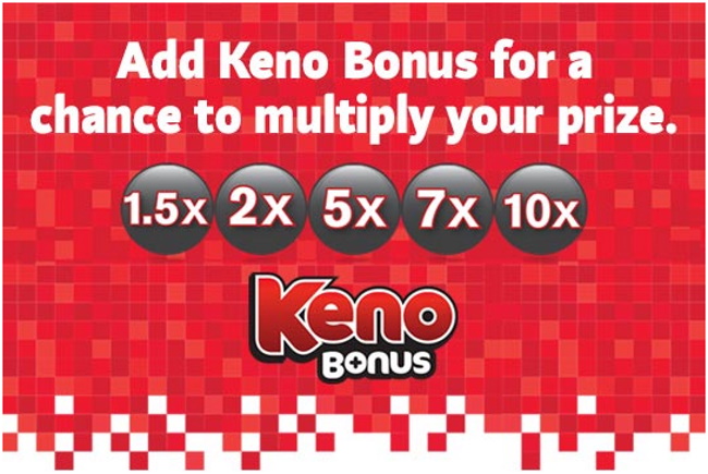 Play Now keno bonus