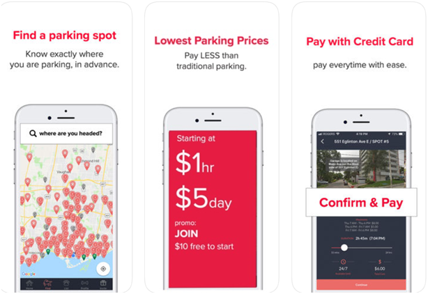 Rover parking app