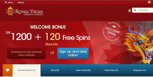 Royal Vegas Casino Canada