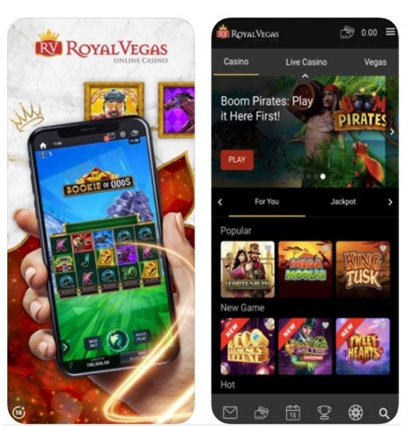 Royal Vegas casino app