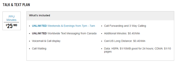 Virgin Mobile Pre Paid Plan