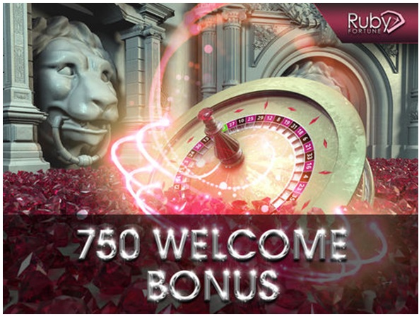 Welcome bonus at Ruby Fortune