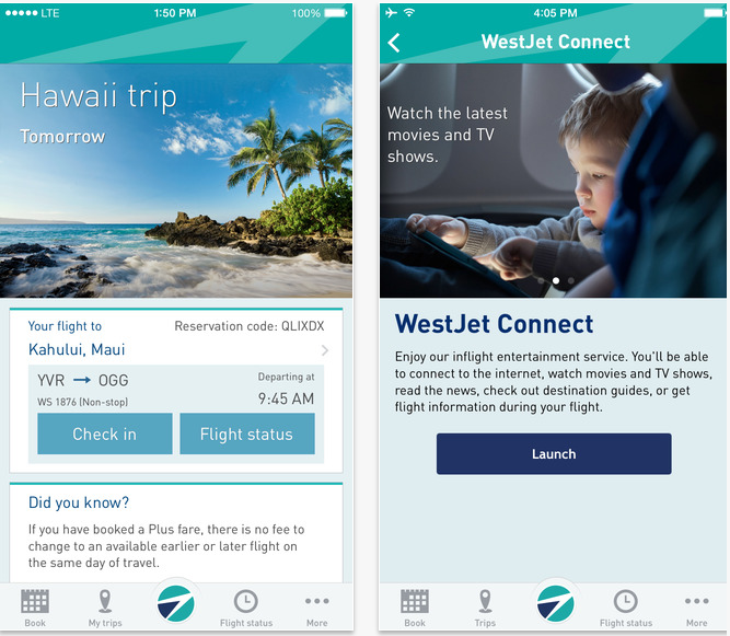 West Jet App