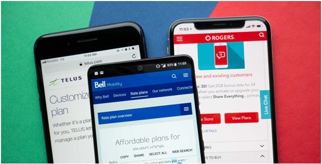Which mobile carrier in Canada is offering new or low cost plans due to Covid 19