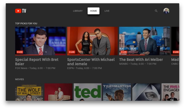 YouTube TV