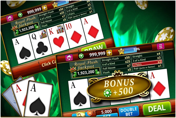 android casino games without internet- Video poker