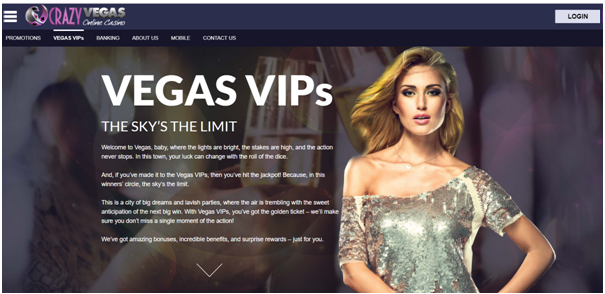 Crazy Vegas Casino VIP